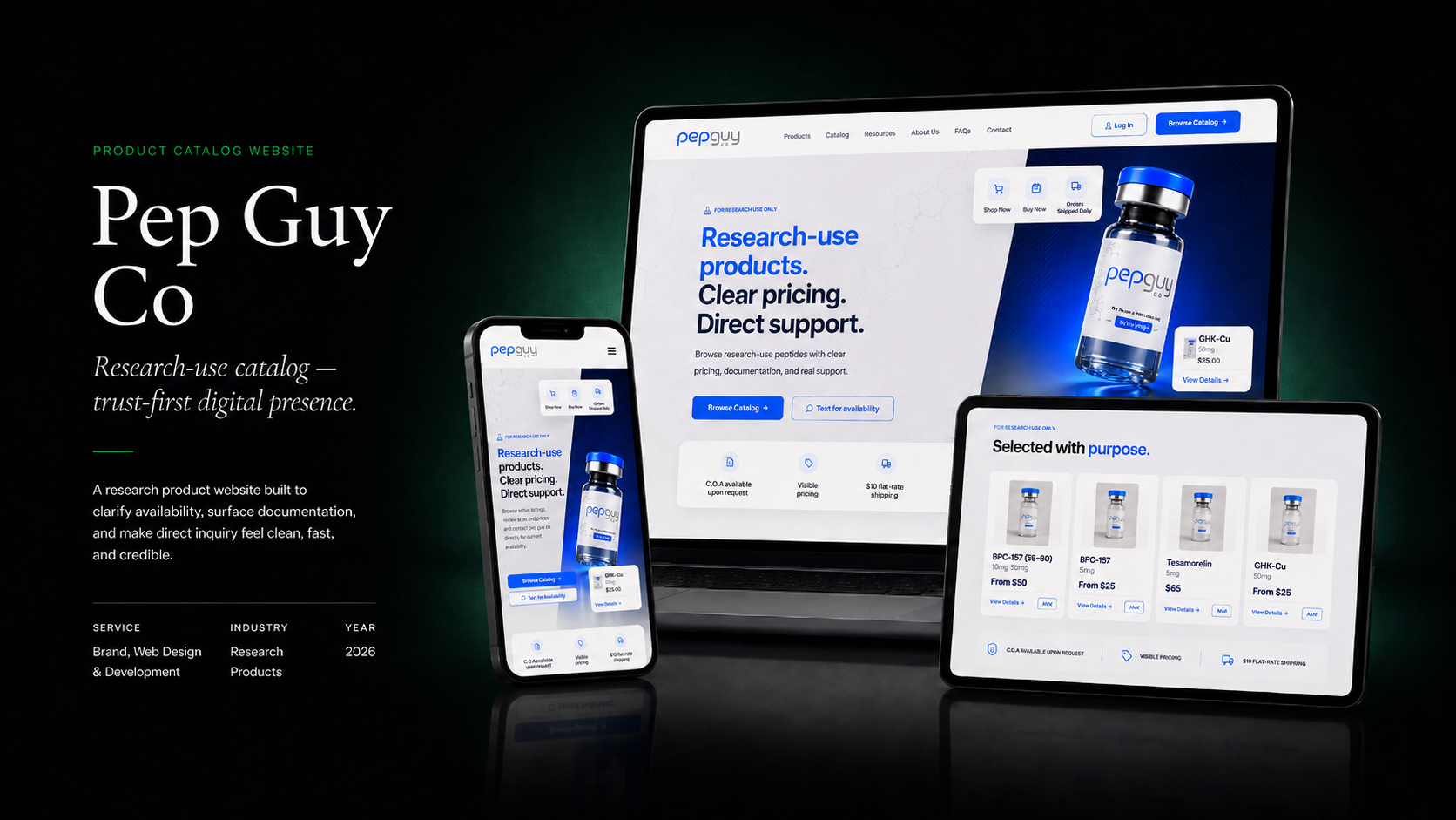 Pep Guy Co portfolio showcase